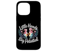 Carcasa para iPhone 14 Pro MAX Little Hands Big Potential Leader Kids Pride -