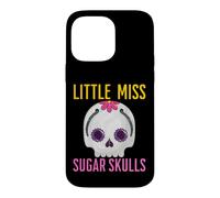 Carcasa para iPhone 14 Pro MAX Little Miss Sugar Skull Divertido Niño Niña Chica Mexicana Diversión