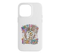 Carcasa para iPhone 14 Pro MAX Lo Siento, perdí tu Llamada Estaba Ocupado Golfing Duck