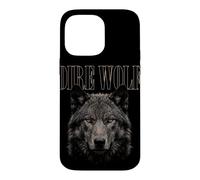Carcasa para iPhone 14 Pro MAX Lobo Dire Cara Luz De Luna Bosque Fauna Silvestre Naturaleza
