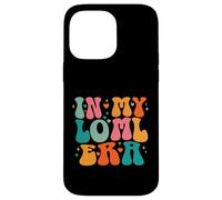 Carcasa para iPhone 14 Pro MAX LOML Love of My Life Era Groovy Retro Esposa Novia Corazones