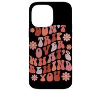 Carcasa para iPhone 14 Pro MAX Look Ahead Not Behind You Retro Groovy Cita