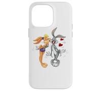 Carcasa para iPhone 14 Pro MAX Looney Tunes Bugs and Lola Kiss Valentine's Day