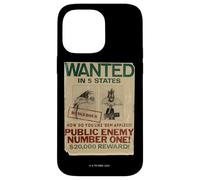 Carcasa para iPhone 14 Pro MAX Looney Tunes Slyvester Wanted Public Enemy