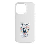 Carcasa para iPhone 14 Pro MAX Los Animales Rescatados Son Mis Favoritos Amante Perros