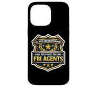 Carcasa para iPhone 14 Pro MAX Los Hombres fueron Creados Iguales, Solo los Mejores se convirtieron en Agentes del FBI