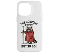 Carcasa para iPhone 14 Pro MAX Los horrores persisten, Pero yo también lo Hago Divertido Mapache del Tarot Salvaje
