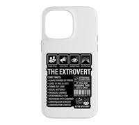 Carcasa para iPhone 14 Pro MAX Los rasgos centrales extrovertidos Mariposa Social extrovertida Divertida