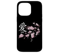 Carcasa para iPhone 14 Pro MAX Love Kanji Symbol & Japanese Sakura Valentine’s Day