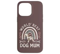 Carcasa para iPhone 14 Pro MAX Love My Pup Colorful Rainbow Supercute, la Mejor mamá para Perros del Mundo
