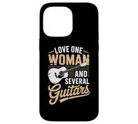 Carcasa para iPhone 14 Pro MAX Love One Woman and Several Guitars