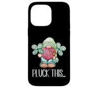 Carcasa para iPhone 14 Pro MAX Lucky St. Patricks Day GNOME For Women with Cute Shamrock