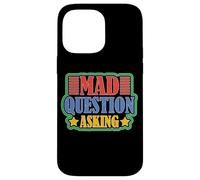 Carcasa para iPhone 14 Pro MAX Mad Question Asking Curious Introvert Smart Sarcasm -