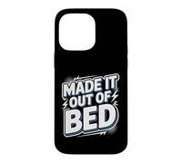 Carcasa para iPhone 14 Pro MAX Made It out of Bed Logro Éxito de la mañana ||-