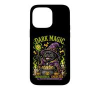 Carcasa para iPhone 14 Pro MAX Mago Carlino Negro Halloween Dark Magic Requires Snacks