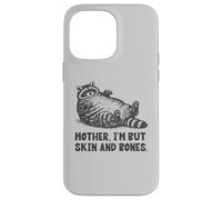 Carcasa para iPhone 14 Pro MAX Mamá Soy Pero Piel y Huesos Divertido Mapache