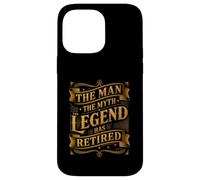 Carcasa para iPhone 14 Pro MAX Man The Myth Legend ha Jubilado Veterano de jubilación