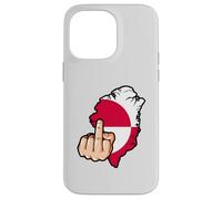 Carcasa para iPhone 14 Pro MAX Manos Fuera del Mapa de Groenlandia, Bandera de Groenlandia, no está