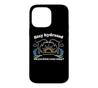 Carcasa para iPhone 14 Pro MAX MANTENTE HIDRATADO - ¿BEBISTE Agua Hoy? Delfines