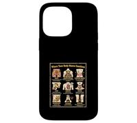 Carcasa para iPhone 14 Pro MAX Mapa Corporal Emociones Psicología Vintage