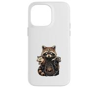 Carcasa para iPhone 14 Pro MAX Mapache Zarigüeya Tejón Bosque Místico