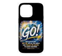 Carcasa para iPhone 14 Pro MAX Mark 16:15 Go Into All The World and Preach The Gospel
