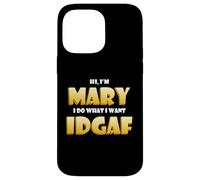 Carcasa para iPhone 14 Pro MAX Mary Joke Idgaf Meme Funny Halloween Costume For Mary