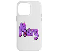 Carcasa para iPhone 14 Pro MAX Mary - Nombre Personalizado para niñas y Mujeres