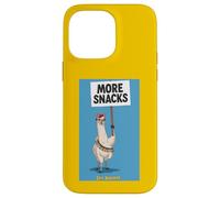 Carcasa para iPhone 14 Pro MAX Más Snacks Llama Humor Peculiar Foodie Actitud Arte Divertido
