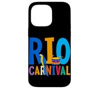Carcasa para iPhone 14 Pro MAX Máscara de Carnaval de Río Brasil Festival de Brasil Recuerdo brasileño
