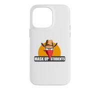 Carcasa para iPhone 14 Pro MAX Mask Up Students Back To School Social distancing Teachers
