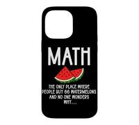 Carcasa para iPhone 14 Pro MAX Matemáticas Sandía Número Problema Álgebra Estudiante matemático