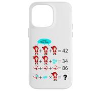Carcasa para iPhone 14 Pro MAX Mathematical Funny Riddle Puzzles Game Graphic Cool Designs