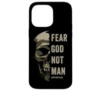 Carcasa para iPhone 14 Pro MAX Matthew 10:2 Fear God Not Man - Christian Faith Bible Gospel
