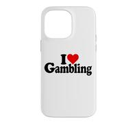 Carcasa para iPhone 14 Pro MAX ME Encanta CORAZÓN APUESTAS Casinos Trading Las Vegas