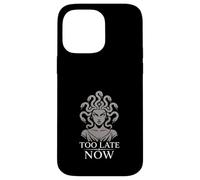 Carcasa para iPhone 14 Pro MAX Medusa Horror Mitología Serpiente Cabello Gorgona Oscuro Femenino