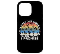 Carcasa para iPhone 14 Pro MAX Megalodon Fossil Teeth Just One More Shark Tooth Geologist