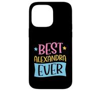 Carcasa para iPhone 14 Pro MAX Mejor Nombre Personalizado a Juego de Alexandra Ever