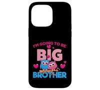 Carcasa para iPhone 14 Pro MAX Men's Boys Kids I'm Going To Be A Big Brother Graphic Design