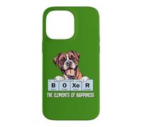 Carcasa para iPhone 14 Pro MAX Mens Womens Kids Elements of Happiness Design Boxer Lover