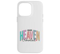 Carcasa para iPhone 14 Pro MAX Mensaje Retro Cristiano del Cielo Cruz fe