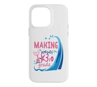 Carcasa para iPhone 14 Pro MAX Mermaid Making Waves in 3rd Grade Girls Back to School Day