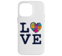 Carcasa para iPhone 14 Pro MAX Mes De La Concienciación sobre El Autismo Love Accept