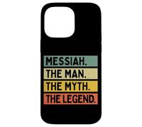 Carcasa para iPhone 14 Pro MAX Messiah The Man The Myth The Legend - Cita Personalizada Divertida