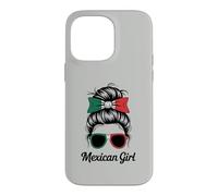 Carcasa para iPhone 14 Pro MAX Mexican Girl México Bandera Nacional Match Favorite My Game Day