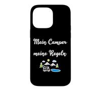 Carcasa para iPhone 14 Pro MAX Mi Camper Mis Reglas Caravana Camping Naturaleza