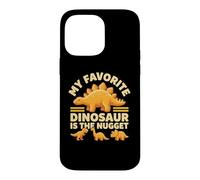 Carcasa para iPhone 14 Pro MAX Mi Dinosaurio Favorito es el Nugget - Funny Food Dino Nuggets