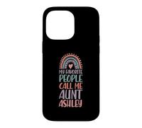 Carcasa para iPhone 14 Pro MAX Mi Gente Favorita me Llama tía Ashley Nombre tía