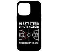 Carcasa para iPhone 14 Pro MAX Mi Plan de Juego es Ultra Secreto Entrenador de Baloncesto