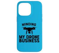 Carcasa para iPhone 14 Pro MAX Minding My Drone Business Divertido Drone